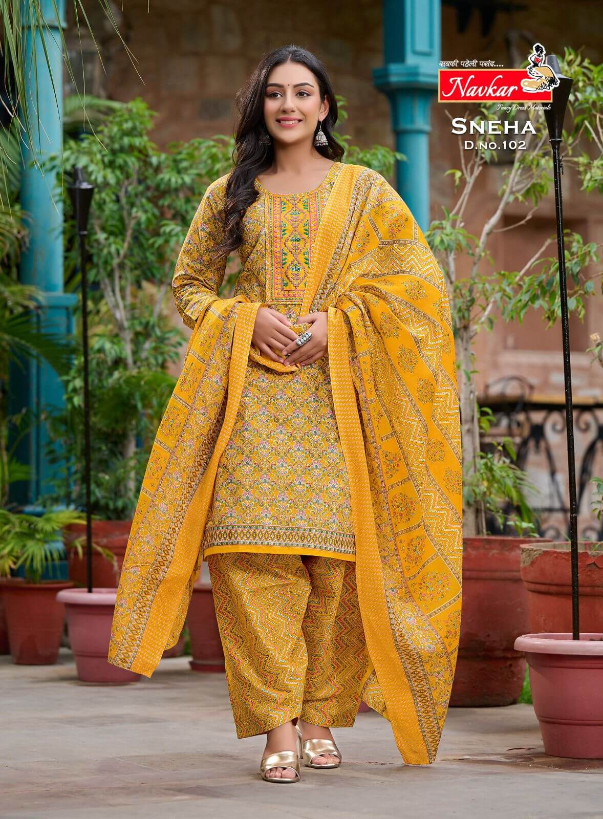 Navkar Sneha Regular Cotton Suits Catalog